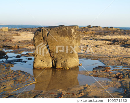 The rocky beach of Mooloolaba, Queensland, Sunshine Coast, Australia in the morning. The rocky beach of Mooloolaba, Queensland, Sunshine Coast, Australia in the morning. 109571280