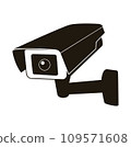 Fixed CCTV, Security Camera Icon Vector Template Illustration Design. 109571608