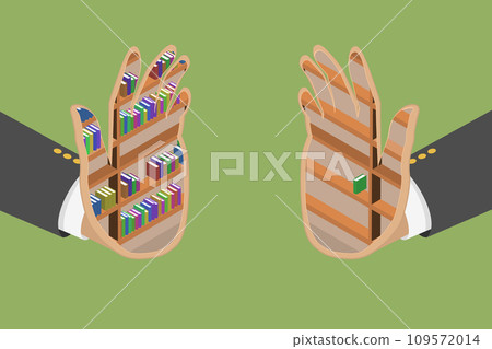 3D Isometric Flat Vector Illustration of Educated Vs Uneducated 3D Isometric Flat Vector Illustration of Educated Vs Uneducated 109572014