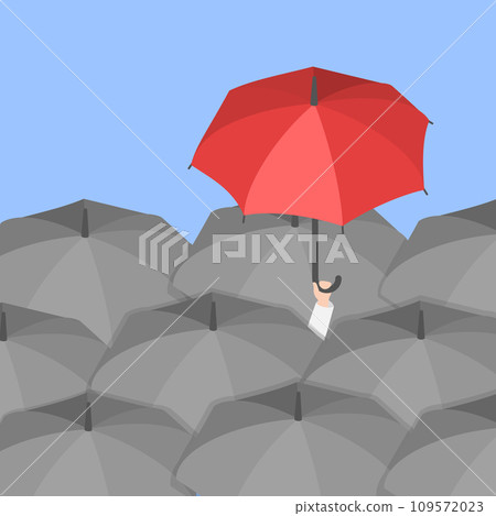 3D Isometric Flat Vector Illustration of Uniqueness And Individuality 109572023