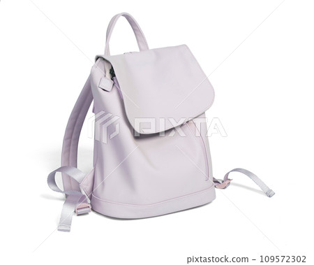 Back to school concept - Trendy backpack isolated on white background 109572302