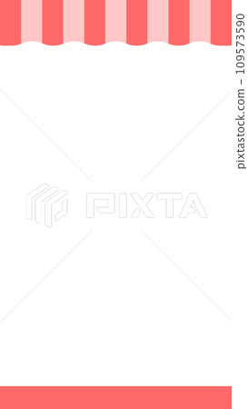 Cute background/frame with red shade - Image material for cafes, shops, outdoor events - 16:9 109573590