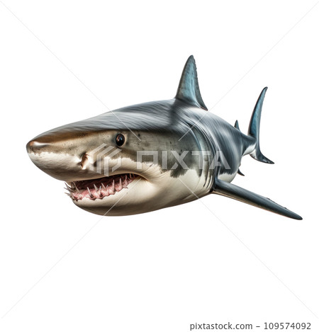 blue shark isolated blue shark isolated 109574092