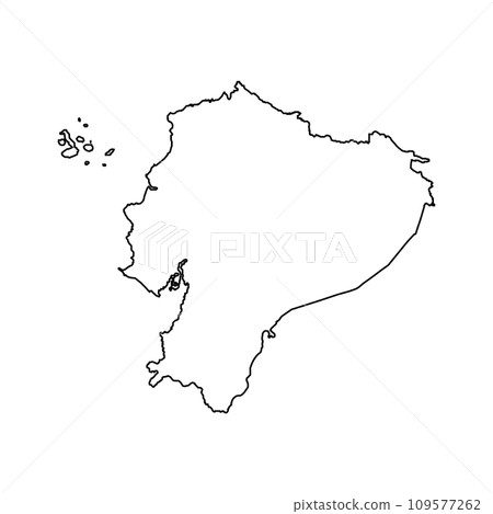 Ecuador map icon Ecuador map icon 109577262