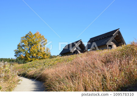 Scenery of Yoshinogari Village Scenery of Yoshinogari Village 109578310