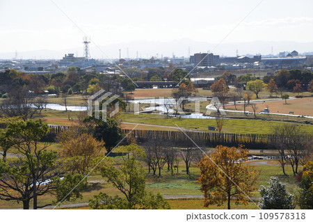 Scenery of Yoshinogari Village 109578318