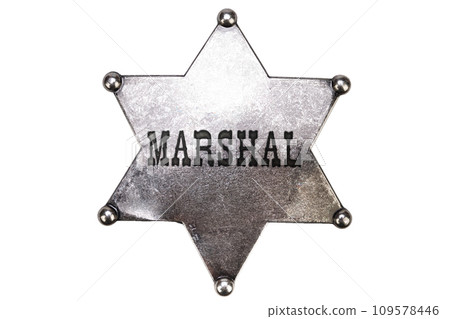 US Marshal badge from the wild west 109578446