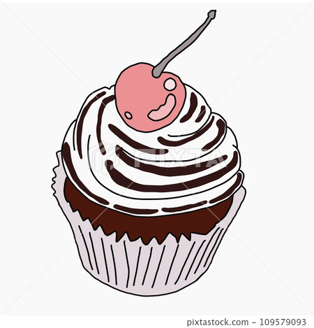 Cupcake illustration Cupcake illustration 109579093