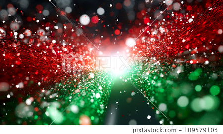 Sparkling red and green Christmas color glitter background "AI generated image" Sparkling red and green Christmas color glitter background "AI generated image" 109579103