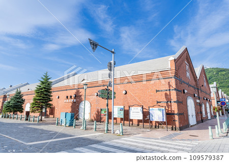 Kanamori Red Brick Warehouse, a popular tourist attraction in Hakodate City, Hokkaido Kanamori Red Brick Warehouse, a popular tourist attraction in Hakodate City, Hokkaido 109579387