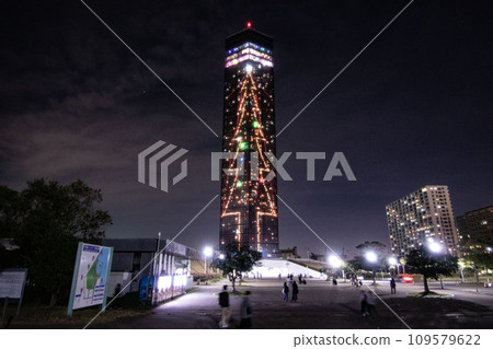 Chiba City Port Tower at Christmas Chiba City Port Tower at Christmas 109579622