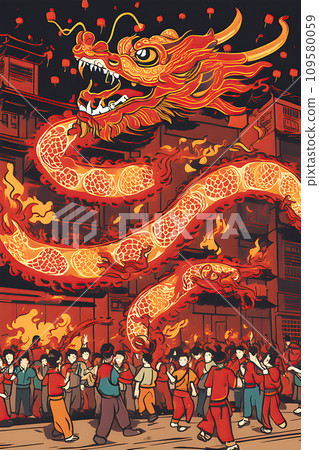 the Lanterns, dragon dance, fireworks: Lunar New Year celebrations captured. 109580059