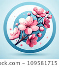 春天櫻花圖標 109581715