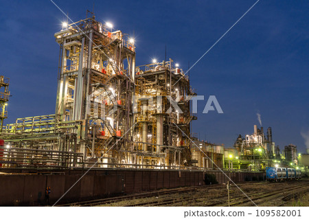 [Kanagawa Prefecture] Factory night view/Kawasaki Chidori-cho 109582001