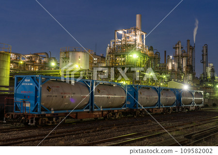 [Kanagawa Prefecture] Factory night view/Kawasaki Chidori-cho 109582002