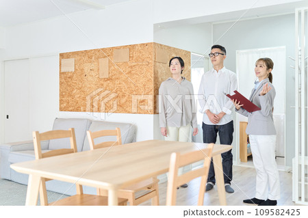Business woman inspecting real estate Business woman inspecting real estate 109582425