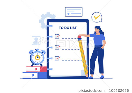 Checking on to do list 109582656