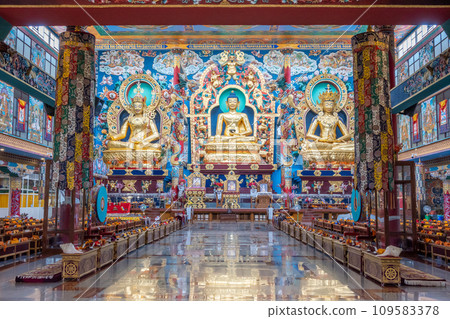 Buddha Statue in Namdroling Monastery Buddha Statue in Namdroling Monastery 109583378