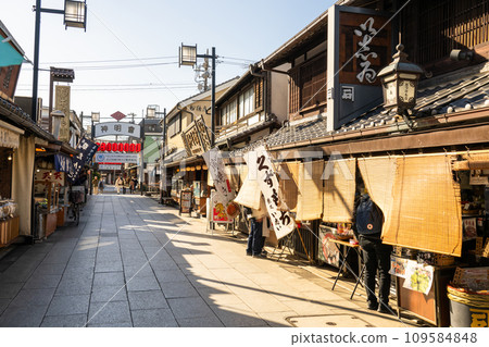 [東京]柴又帝釋天參道，昭和復古街景的黃昏 109584848