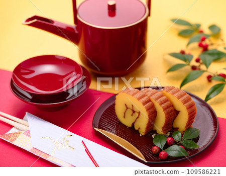 Standard osechi cuisine Datemaki Standard osechi cuisine Datemaki 109586221