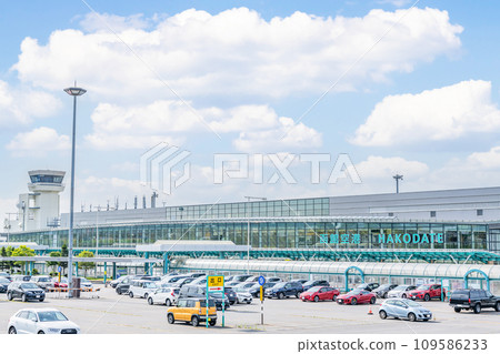 Hakodate City, Hokkaido, Hakodate Airport on a sunny day 109586233