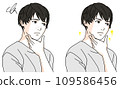 一個男人患有毛孔粗大的前後對比圖2 109586456