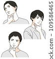 一名男子擔心鬍子不刮的插圖 109586465