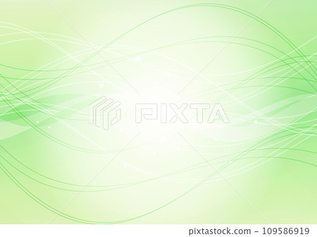 柔和的綠色抽象線條背景 109586919