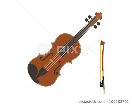 Illustration of a violin 109588761