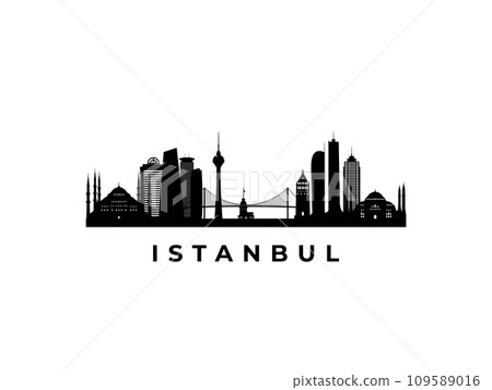 Vector Istanbul skyline. Vector Istanbul skyline. 109589016