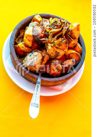 served Ojakhuri dish in Kakheti region in Georgia served Ojakhuri dish in Kakheti region in Georgia 109590592