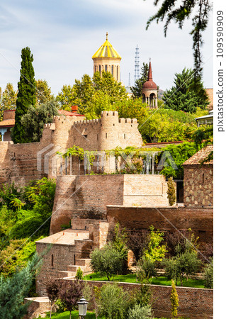 Darejan Palace and ccathedral in Tbilisi city 109590909