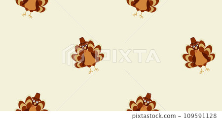 thanksgiving, turkey, pattern 109591128