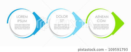 Infographic design template with place for your data. Vector illustration. 109591793