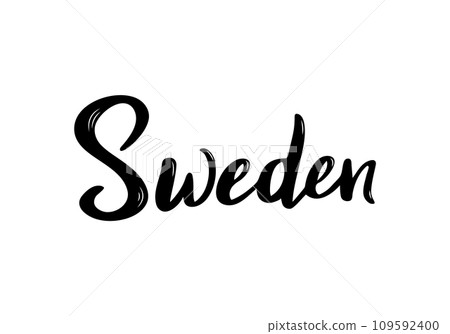 Sweden Lettering. 109592400