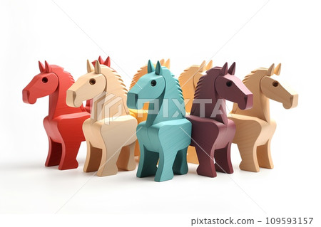 Horse riding icon (paper craft) Horse riding icon (paper craft) 109593157