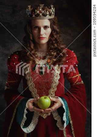 green dress with red jewellery Emerald Green-Red Anarkali Set with Resham & Zardozi Embroidery – Talking  Threads main image 0