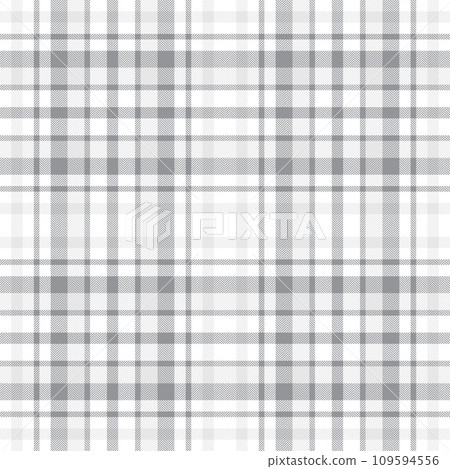 Plaid seamless pattern in black white. Check fabric texture. Vector textile print. Plaid seamless pattern in black white. Check fabric texture. Vector textile print. 109594556