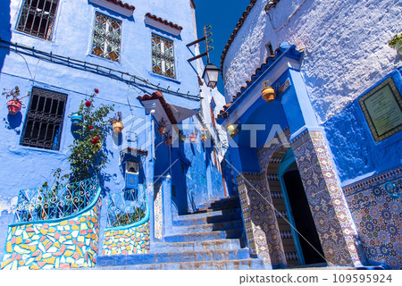 Chefchaouen, the blue city of Morocco, North Africa 109595924