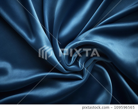 Blue cloth background AI image 109596565