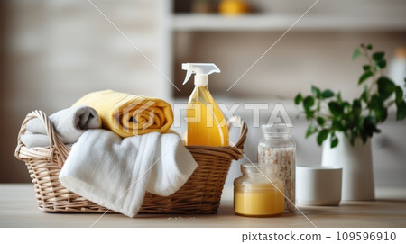 Set of cleaning and laundry products 109596910
