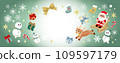 Christmas Banner_Green 2_Christmas_Landscape3600×1400mm 109597179