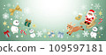 Christmas Banner_Green_Christmas_Landscape3600×1400mm 109597181