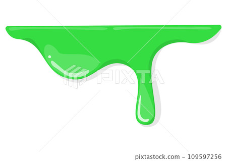 Green slime splatter vector isolated Green slime splatter vector isolated 109597256