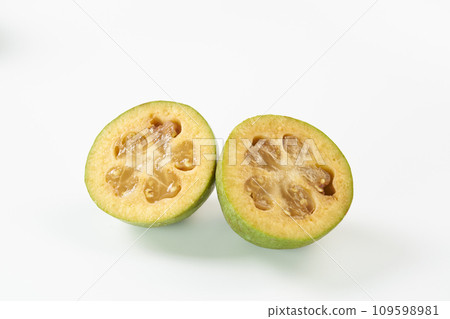 Feijoa white background Feijoa white background 109598981