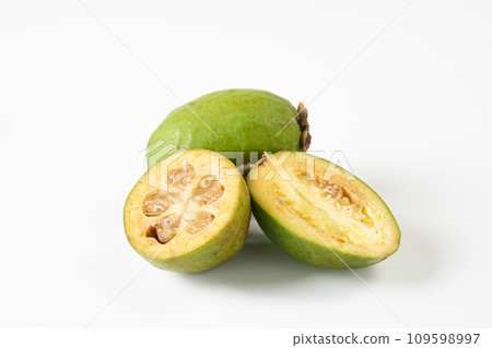 Feijoa white background 109598997