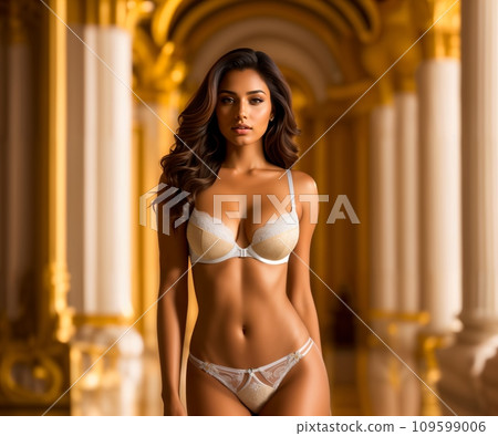 beautiful woman in sexy lingerie 109599006