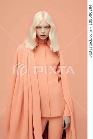 Modern Fashion in Peach Fuzz Palette 109600294