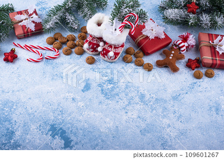 Sinterklaas or Saint Nicholas celebration concept Sinterklaas or Saint Nicholas celebration concept 109601267
