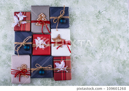 Christmas or New Year gift box Christmas or New Year gift box 109601268